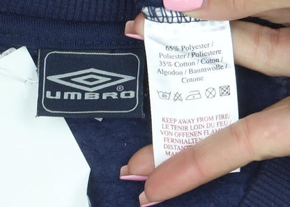 Umbro Men's Blue Crew Neck Pullover Sweatshirt Size L