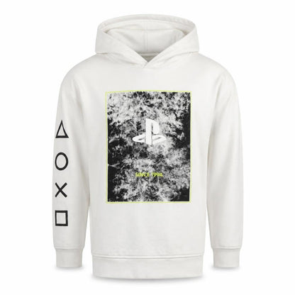 PlayStation Boys White Pullover Hoodie 11-12 Years Graphic Print Gamer