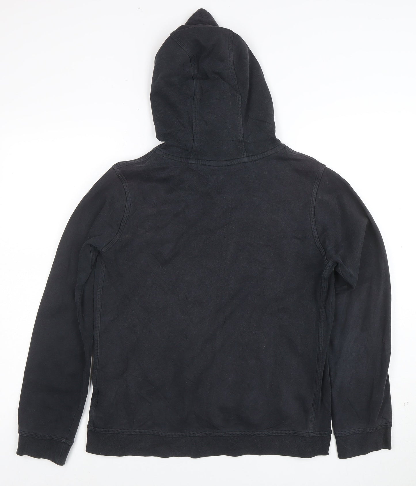 Nike Boys Black Pullover Hoodie XL 16 Years Cotton Fleece Regular Fit