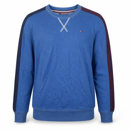 Tommy Hilfiger Men's Blue Crew Neck Pullover Sweatshirt Size S