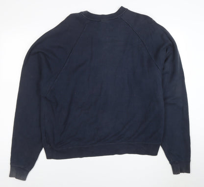 Nike Women's Navy Blue Crew Neck Pullover Sweatshirt Size S