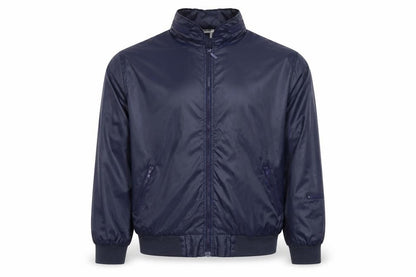 Izod Club Men’s Blue XL Bomber Security Jacket Zip Pockets Nylon