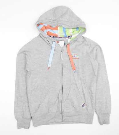 Canterbury Women's Grey Full Zip Hoodie Size 12 Uglies Collection