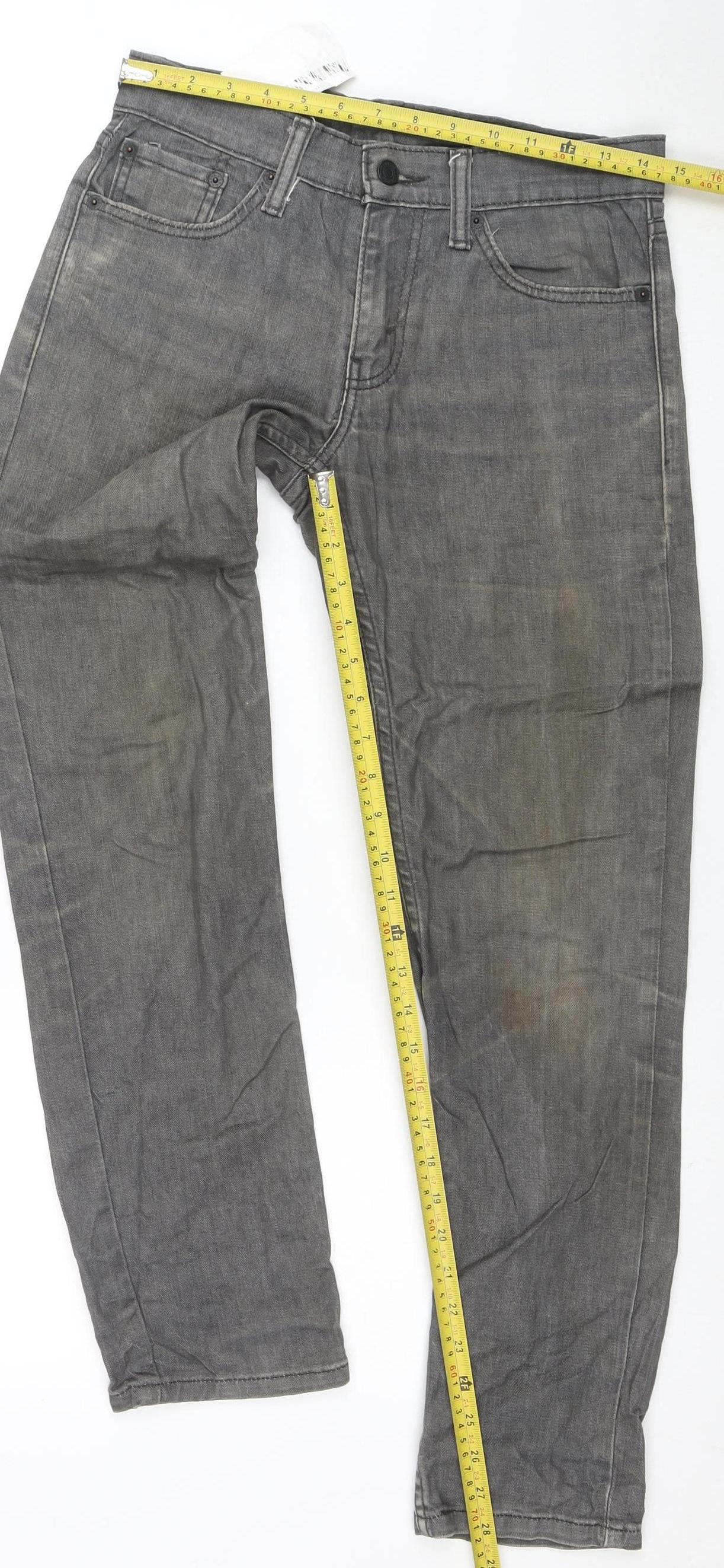 Levi Strauss & Co. Men’s Grey 511 Slim Stretch Jeans W29 L30