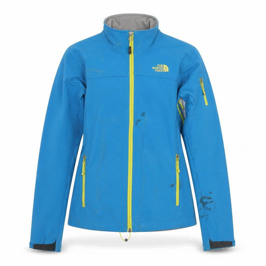 The North Face Women's Blue Softshell Jacket S Water Resistant Outdoor
