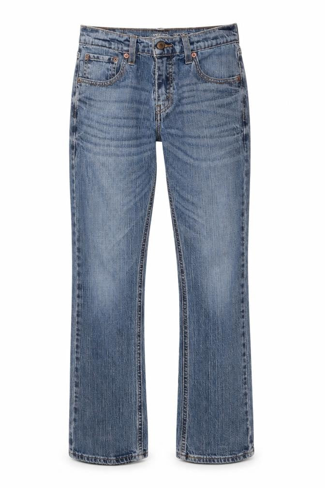 Levi Strauss Men's Blue Straight Jeans W31 L29 Regular Fit Denim