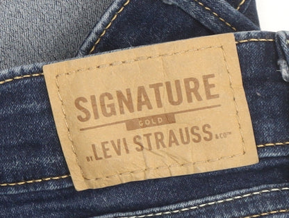 Levi Strauss Women's Blue Signature Gold Skinny Jeans Size 18L