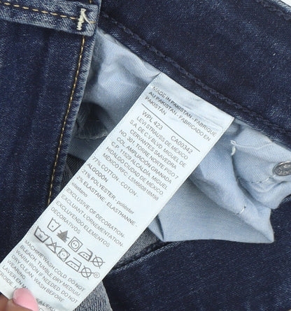 Levi Strauss Women's Blue Signature Gold Skinny Jeans Size 18L