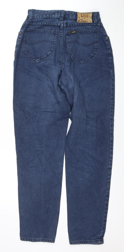 Lee Women Blue High Waist Straight Leg Vintage Denim Jeans Size 30