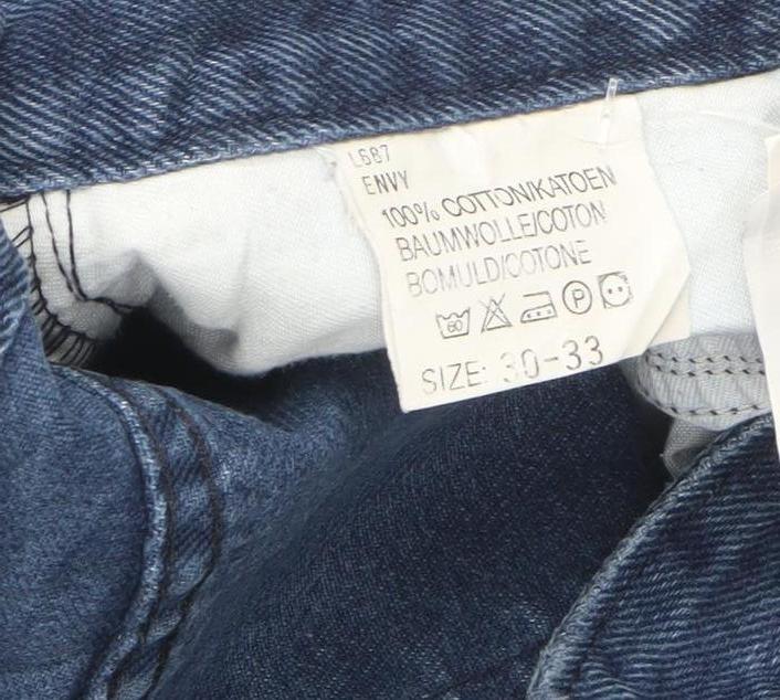 Lee Women Blue High Waist Straight Leg Vintage Denim Jeans Size 30