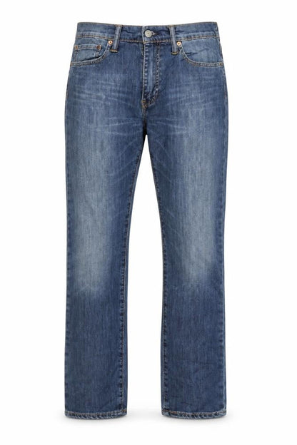Levi’s Men Blue Straight Denim Jeans W31 L34 Classic Mid Wash