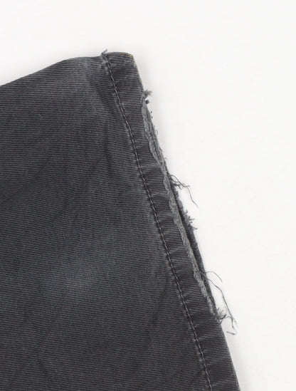 Wrangler Mens Black Texas Stretch Straight Jeans W35 L34 Cotton Denim