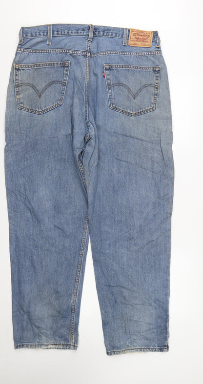Levi’s Men’s Blue 550 Relaxed Fit Straight Jeans W40 L32
