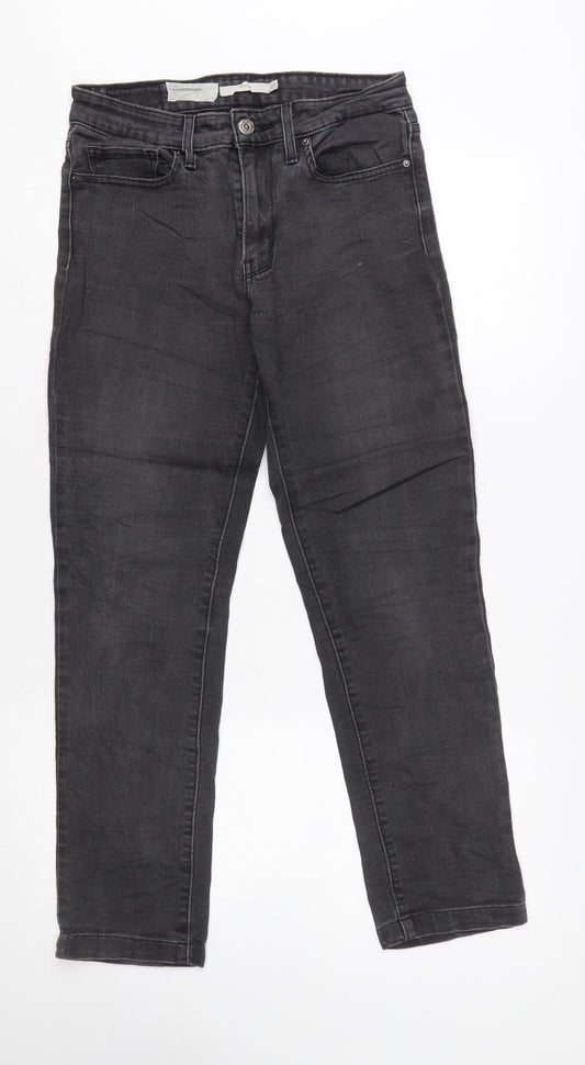 Levi’s Women Black 711 Slim Fit Mid Rise Denim Jeans W27 L32