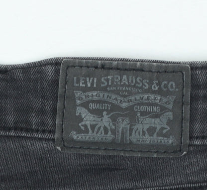 Levi’s Women Black 711 Slim Fit Mid Rise Denim Jeans W27 L32
