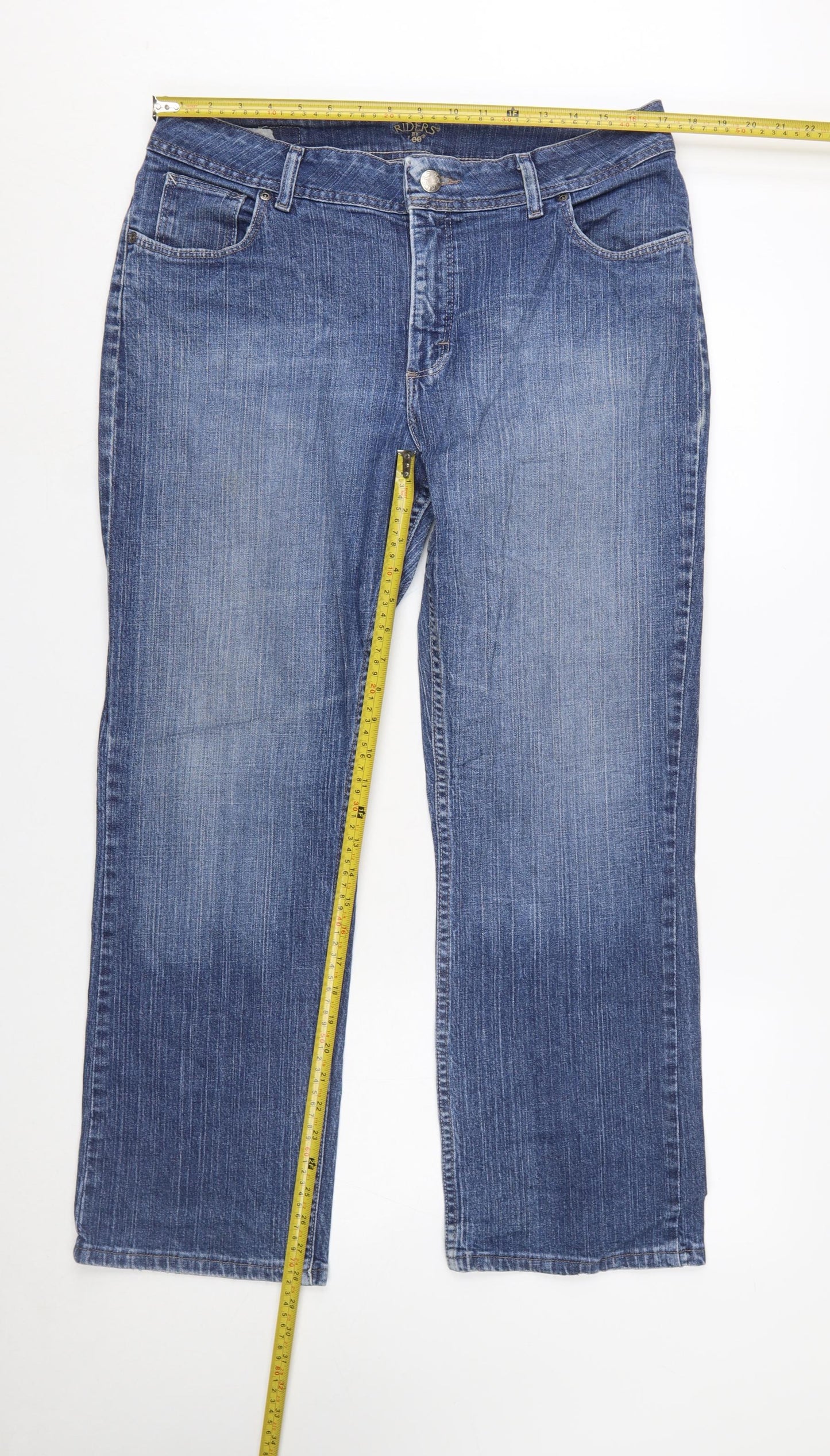 Lee Riders Women’s Blue Straight Leg Petite Jeans Size 16