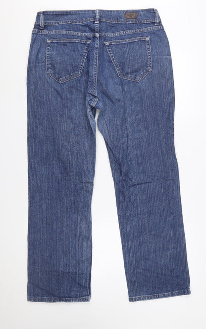 Lee Riders Women’s Blue Straight Leg Petite Jeans Size 16