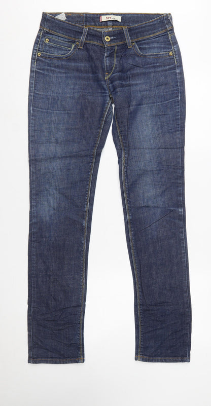 Levi’s Women’s Blue 571 Slim Fit Straight Denim Jeans Size 14