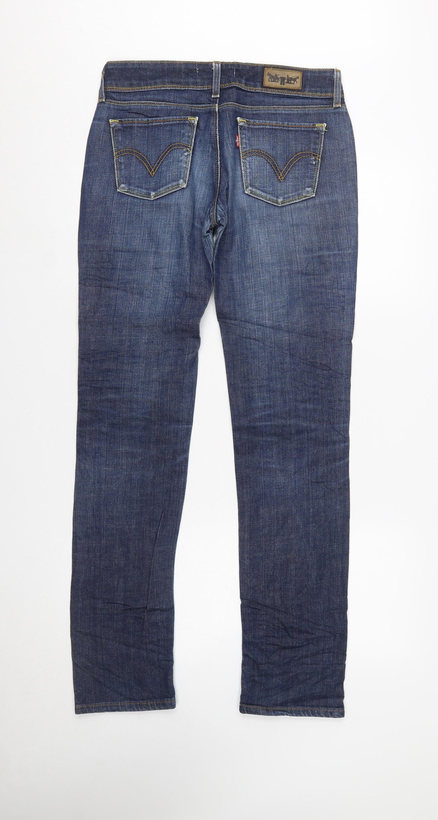 Levi’s Women’s Blue 571 Slim Fit Straight Denim Jeans Size 14