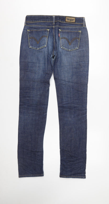 Levi’s Women’s Blue 571 Slim Fit Straight Denim Jeans Size 14