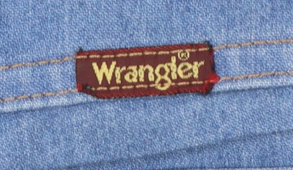 Wrangler Women's Blue Straight Leg Denim Jeans Size 40 Regular