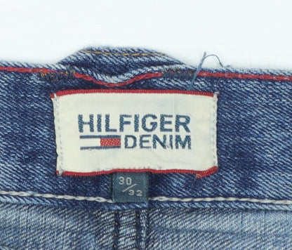 Tommy Hilfiger Men's Blue Straight Fit Denim Jeans 30W 32L