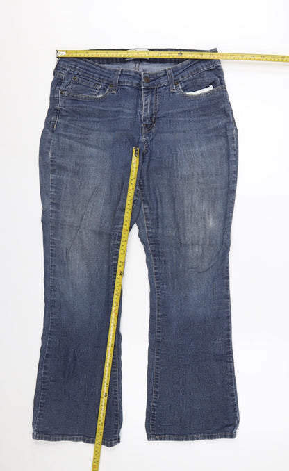 Levi Strauss Women’s Blue Bootcut Stretch Denim Jeans Size 14