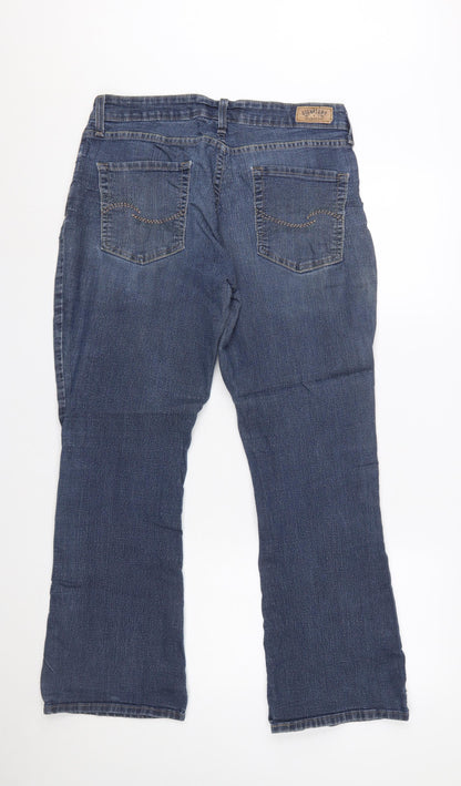 Levi Strauss Women’s Blue Bootcut Stretch Denim Jeans Size 14