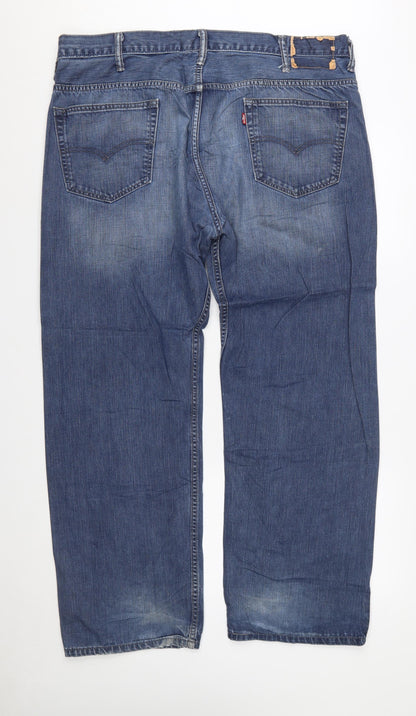 Levi's Men's Blue Straight Leg W40 L32 Denim Jeans