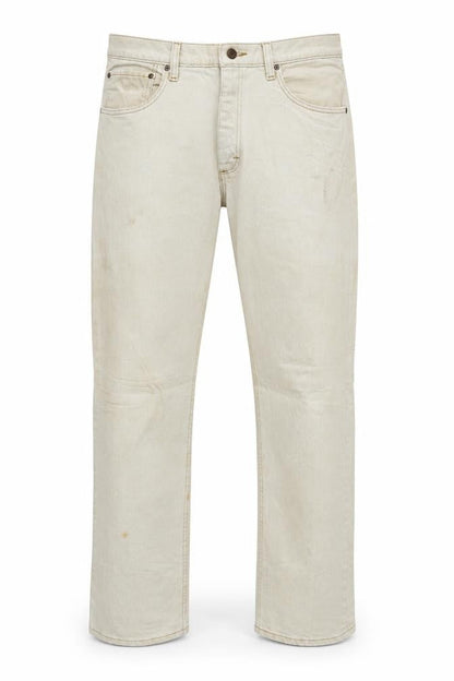 Wrangler Men's Beige Regular Fit Straight Leg Jeans 34x32