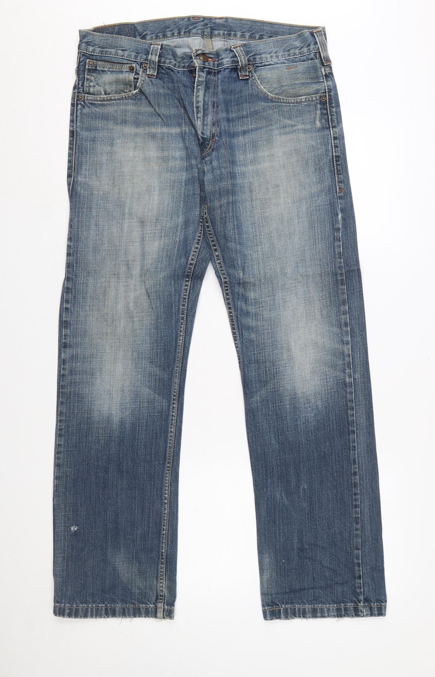Levi's Women's Blue 514 Slim Straight Denim Jeans Size 16