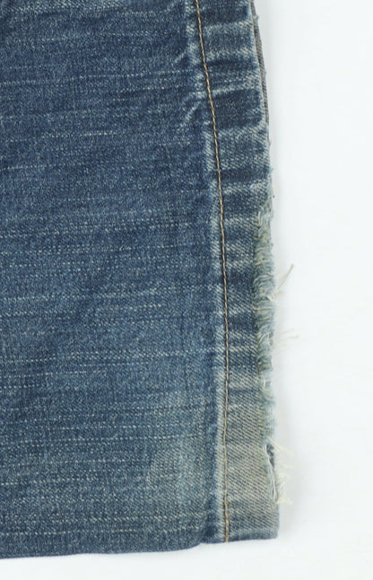Levi's Women's Blue 514 Slim Straight Denim Jeans Size 16