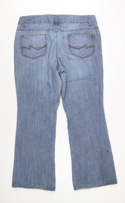 Faded Glory Women’s Blue Bootcut Denim Jeans Size 14P