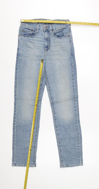 Levi Strauss & Co. Womens 724 High Rise Blue Straight Jeans Size 27