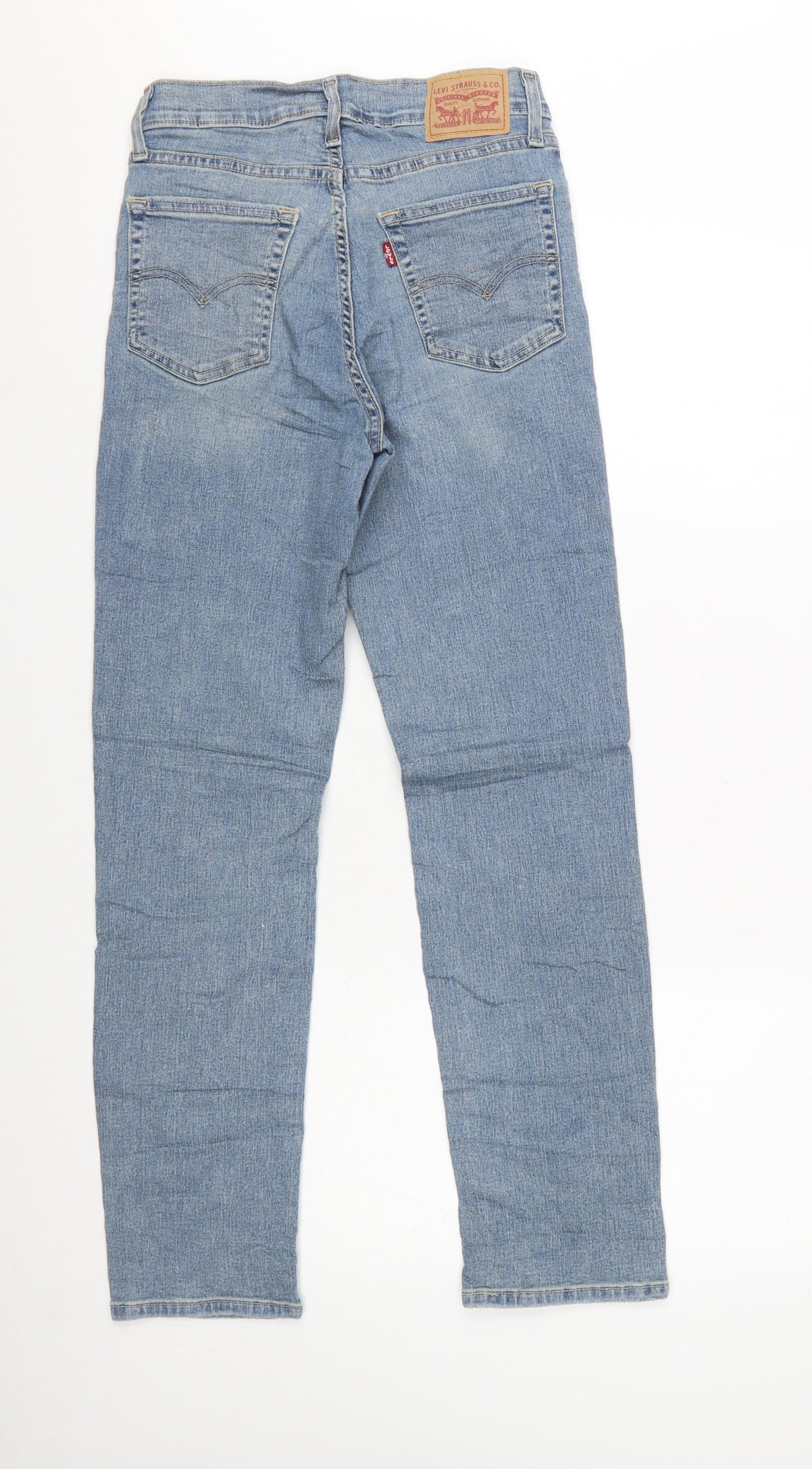 Levi Strauss & Co. Womens 724 High Rise Blue Straight Jeans Size 27