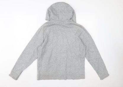 Nike Boys Grey Pullover Hoodie XL 13-15 Years Cotton Blend Casual