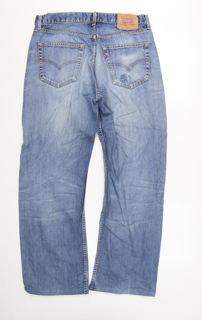 Levi's 508 Men's Blue Straight Leg Jeans 33W 32L Denim