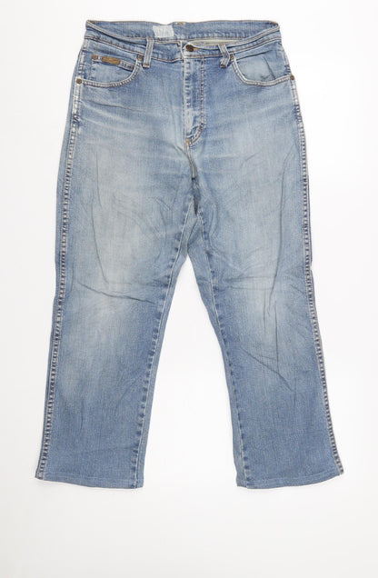 Wrangler Men's Blue Texas Regular Fit Straight Denim Jeans W32 L34
