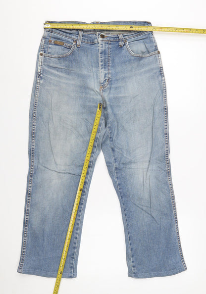 Wrangler Men's Blue Texas Regular Fit Straight Denim Jeans W32 L34