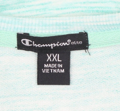 Champion Women’s Green XXL Pullover Sweatshirt Long Sleeve Lightweight