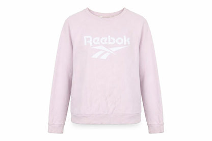 Reebok Women's Pink Crew Neck Pullover Sweatshirt Size L 16-18