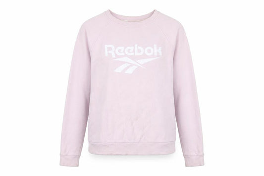 Reebok Women's Pink Crew Neck Pullover Sweatshirt Size L 16-18