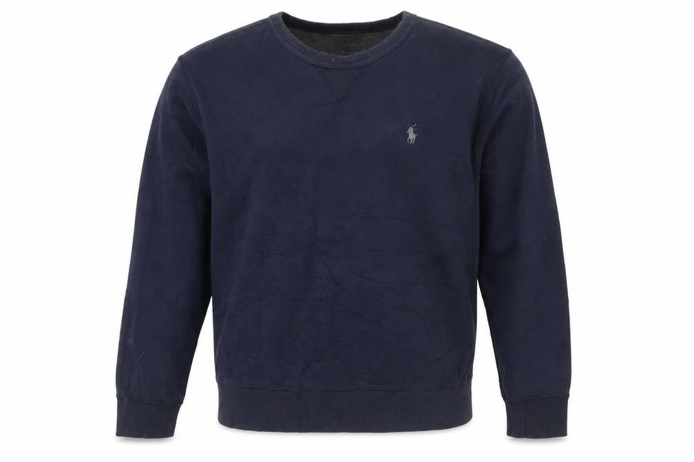Polo Ralph Lauren Men's Blue Crew Neck Pullover Sweatshirt M