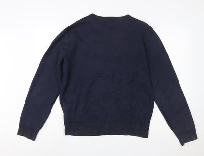 Polo Ralph Lauren Men's Blue Crew Neck Pullover Sweatshirt M