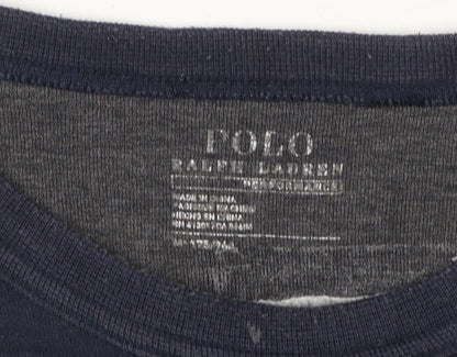 Polo Ralph Lauren Men's Blue Crew Neck Pullover Sweatshirt M