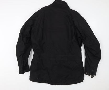 iXS Men's Black M Motorcycle Jacket Waterproof Belted Biker Style