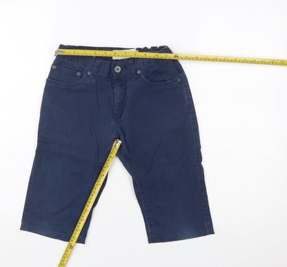 Levi's Boys Blue Slim Chino Shorts 12 Years Twill Cotton Blend