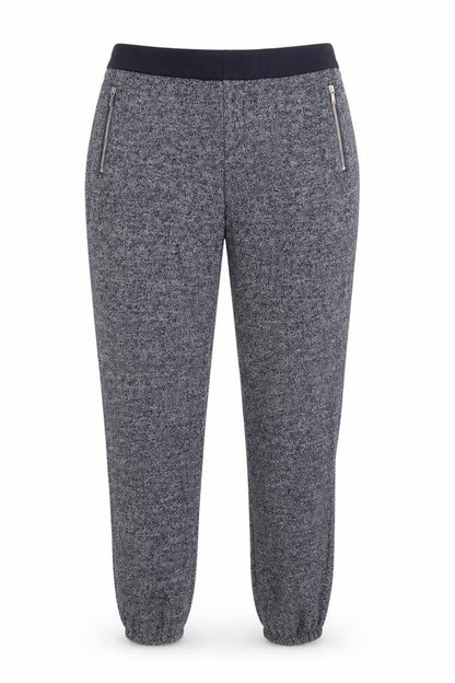 Tommy Hilfiger Women’s Blue Wool Blend Jogger Trousers Size 6