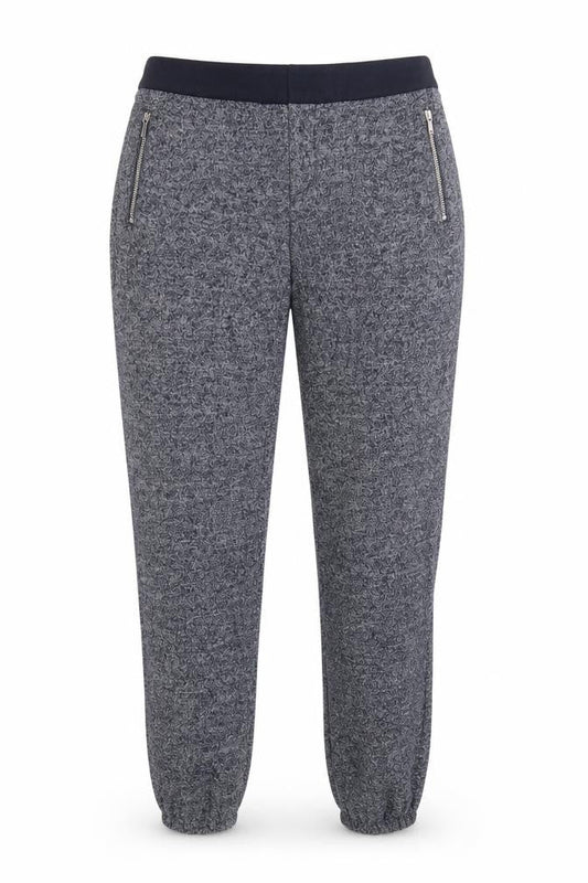 Tommy Hilfiger Women’s Blue Wool Blend Jogger Trousers Size 6