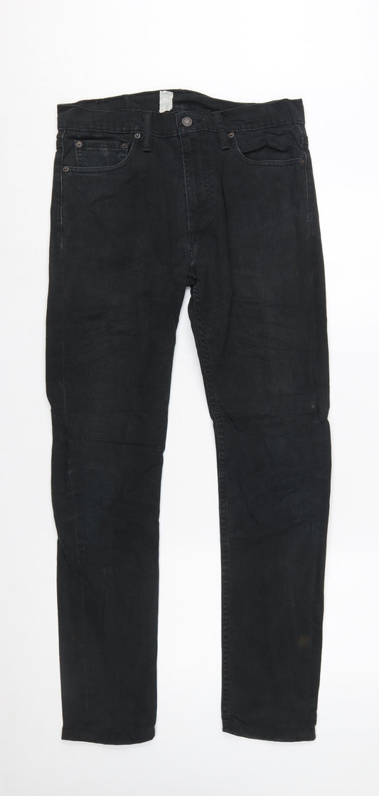 Levi Strauss & Co Men's Black 510 Skinny Jeans W32 L34
